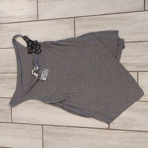 Young Fabulous & Broke (YFB) Embellished Tank Top, Size Small